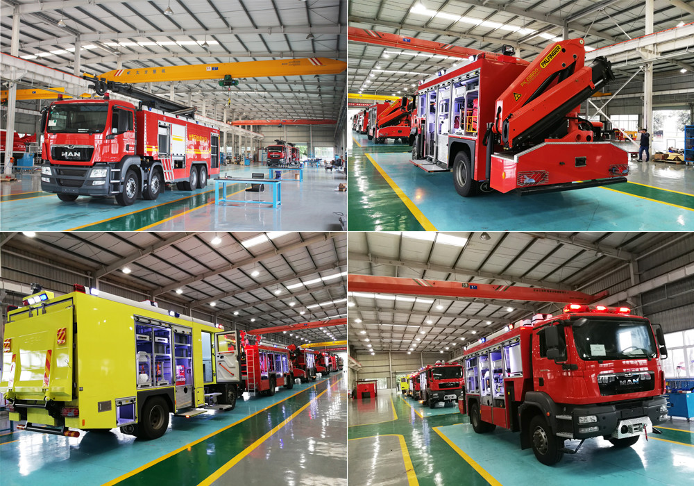Sichuan Chuanxiao Fire Trucks Manufacturing Co., Ltd. 工場生産ライン